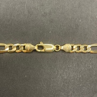 Unisex 9ct Yellow Gold Figaro Link Necklace