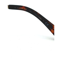 Large View Coach Sunglasses HC7114 L1148 900574 Light Gold Round with Brown Gradient Lenses