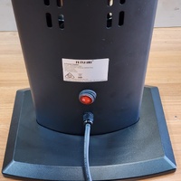 Large View Maxkon Tornado 2000W Infrared Tower Heater Carbon Fibre 220-240V IP55