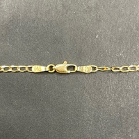 Unisex 9ct Yellow Gold Curb Link Necklace