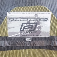 RJays All Seasons STOUT-1 Motorcycle Jacket Size XL-3XL Mesh Reflective
