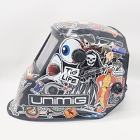 UNIMIG Chaos Auto Darkening Welding Helmet XA-1122E Shade 4/9-13 4 Arc Sensors