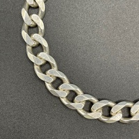 Mens 925 Sterling Silver Curb Link Bracelet
