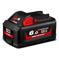 Milwaukee M18 HB6 6.0Ah Redlithium-Ion M18 High Output Battery Pack