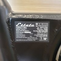 Estate Electric Folding Bike EST-EFLDBIKE14 25km/h Max Speed 146kg Max Load