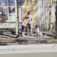 Ronald Coles Authentic And One for Toby Art Print Gordon Hanley 641/950 Framed