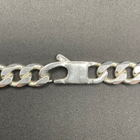Mens 925 Sterling Silver Curb Link Necklace