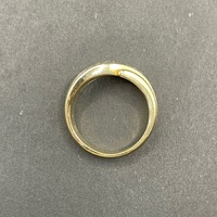 Ladies 18ct Yellow Gold Natural Diamond Ring