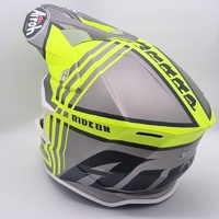 Airoh Wraap Broken Off Road Motocross Helmet Yellow Matte Size Medium