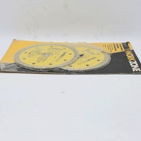 Workzone 2Pc 115mm Turbo Diamond Cutting Discs Wet Dry Bricks Concrete