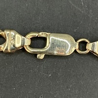 Unisex 9ct Yellow Gold Curb Link Necklace