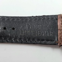 Lorus Mens Watch VJ42-X041 Brown Leather Band Classic Date 44mm 5 Bar