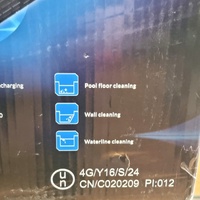 Hayward iPowerShark Cordless Robotic Pool Cleaner 180min Battery App