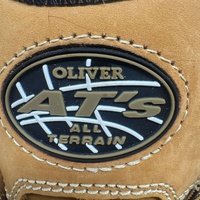 Oliver 55332Z Steel Cap Lace Up Zip Sided Mid Cut Wheat Safety Boots Size 9