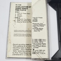 Pink Floyd A Collection of Great Dance Songs 1981 Cassette Tape