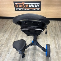 Axglo Tri Lite Deluxe Foldable Golf Buggy Push Trolley with Seat​