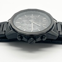 Armani Exchange AX1748 Chronograph Black Stainless Steel Watch 5ATM Date