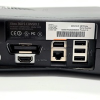 Microsoft Xbox 360 S 4GB Black 1439 Console 2 Controllers and Charger