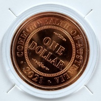 2021 $1 Copper Uncirculated 110th Anniversary Australian Penny Two Coin Set RAM