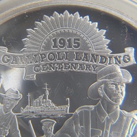 2015 Kiribati Gallipoli Landing $10 Silver Commemorative Coin Set