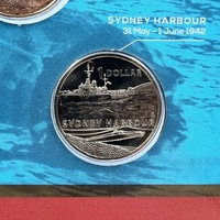 2017 RAM $1 A War Close to Home Four Coin Set Battle Coral Sea UNC