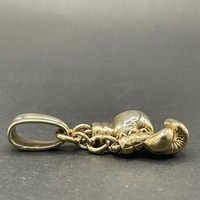Mens 9ct Yellow Gold Boxing Gloves Pendant