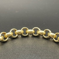 Ladies 9ct Yellow Gold Belcher Link Bracelet