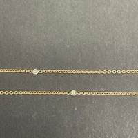 Ladies 9ct Rose Gold Belcher Link Necklace & Natural Diamond Flower Pendant