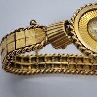Carlto 17 Jewel 14k Gold Ladies Bracelet Vintage Watch Circa 1940s 1960s
