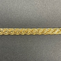 Ladies 9ct Yellow Gold Byzantine Link Necklace