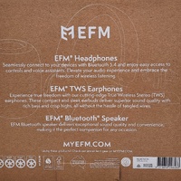 EFM Audio Essential Bundle with Bluetooth Speaker Headphones and TWS Earbuds