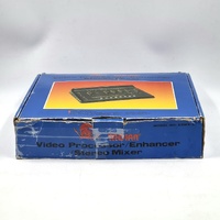 Trojan KBMX-2 Video Processor Enhancer Stereo Audio Mixer Editing