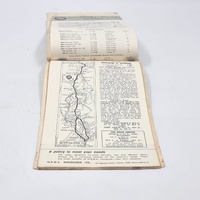 1972 NRMA Travel Guide Richmond to Adelaide via Sturt Highway Vintage Map