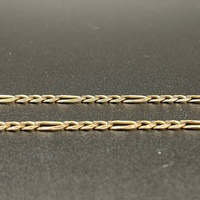 Unisex 9ct Yellow Gold Figaro Link Necklace