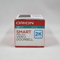 Orion DC61HA Smart Wireless Video Doorbell 2K Night Vision Motion Alerts