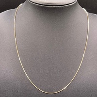 Ladies 9ct Yellow Gold Snake Link Necklace