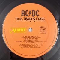 AC/DC The Razors Edge 1990 Albert Australian First Press Vinyl LP Rock