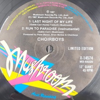 Choirboys Boys Will Be Boys 1987 Limited Edition Vinyl Record