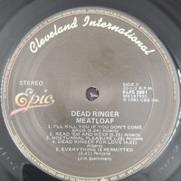 Meat Loaf Dead Ringer 1981 Vinyl LP Record Classic Rock Epic ELPS 3981