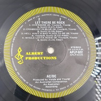 AC/DC Let There Be Rock 1980 Black Label Reissue AU Gatefold Vinyl LP Record
