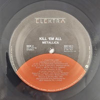 Metallica Kill Em All 1987 Reissue Elektra Australian Pressing Vinyl Record