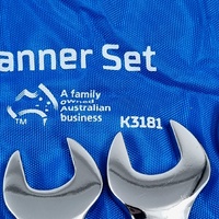 Kincrome K3181 12pce Metric Combination Spanner Set In A Roll Up Bag