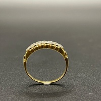 Ladies 18ct Yellow Gold Natural Diamond Ring