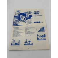 Sega Mega Drive Alex Kidd Enchanted Castle Retro Video Game Cartridge