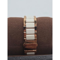 Michael Kors Womens Parker Chrono Two Tone Stainless Steel Glitz Watch MK5774