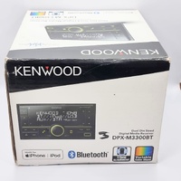 Kenwood DPX-M3300BT Dual Din Sized Digital Media Receiver with Bluetooth USB AUX
