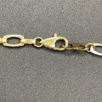 Unisex 14ct Yellow Gold Fancy Link Necklace