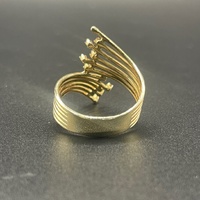 Ladies 9ct Yellow Gold Fancy Natural Diamond Ring