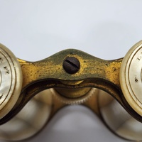 Lemaire Paris Antique Circa 1890s Mother Of Pearl Shell Opera Glasses Binocular