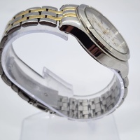 Citizen F500-S101395 Unisex Watch Two Tone Stainless Steel White Dial